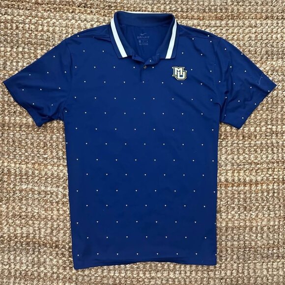 Marquette University Nike Polo Shirt Men’s XL Dri-Fit Navy - Picture 1 of 4